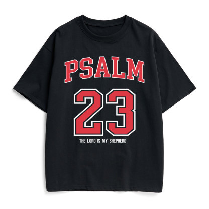 Psalm 23 Christian Heavy Cotton T-Shirt