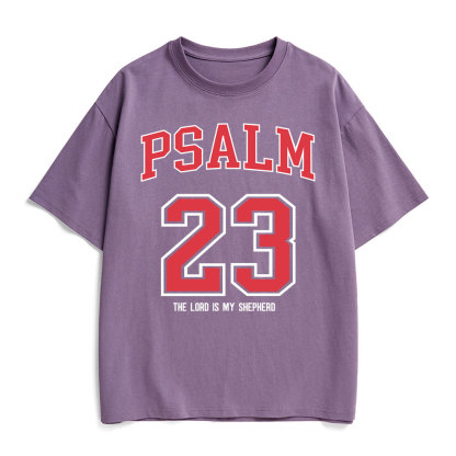 Psalm 23 Christian Heavy Cotton T-Shirt