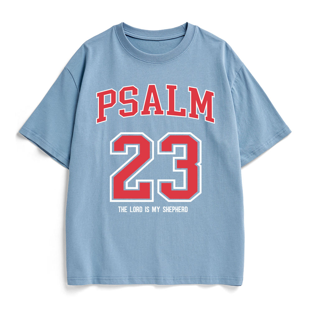 Psalm 23 Christian Heavy Cotton T-Shirt