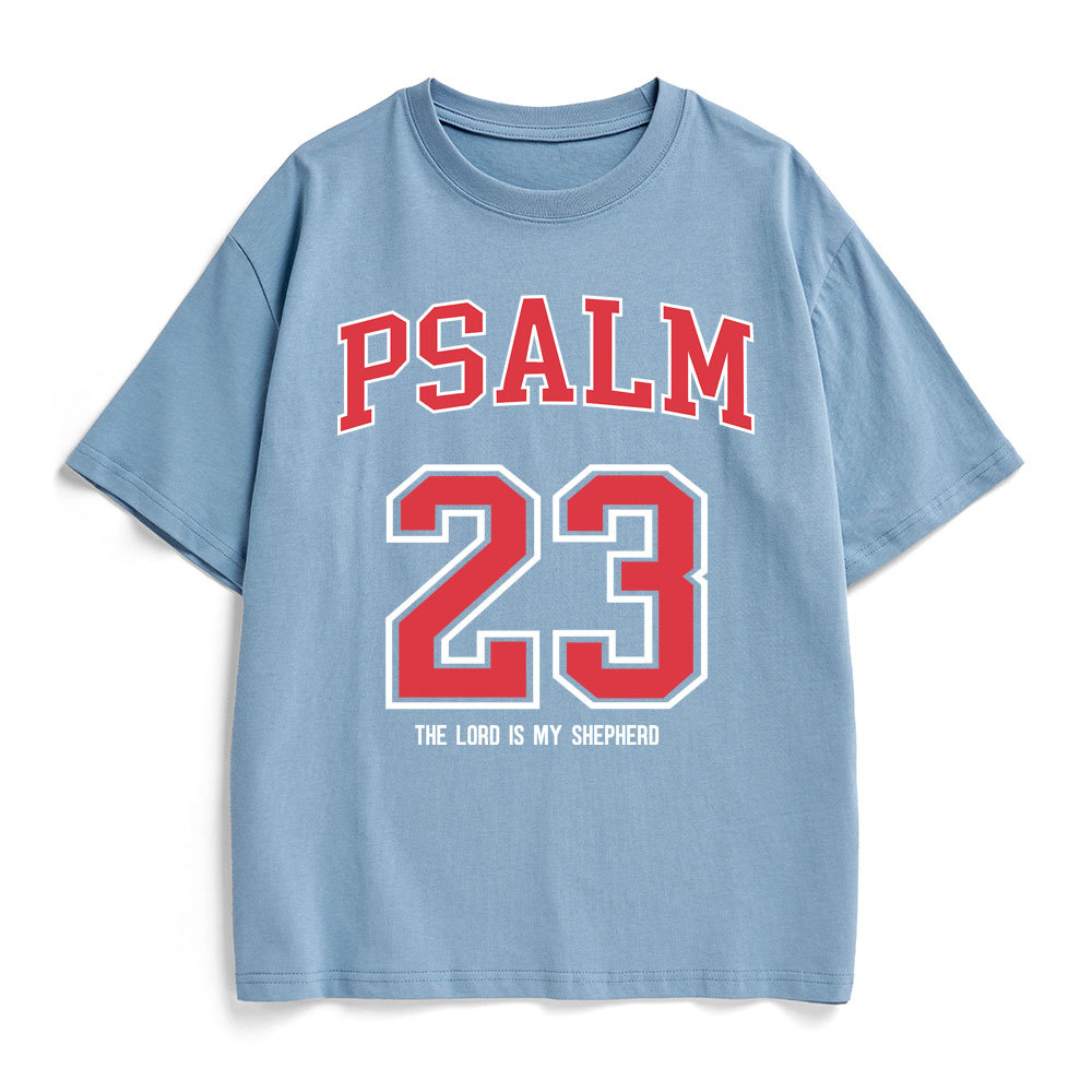 Psalm 23 Christian Heavy Cotton T-Shirt