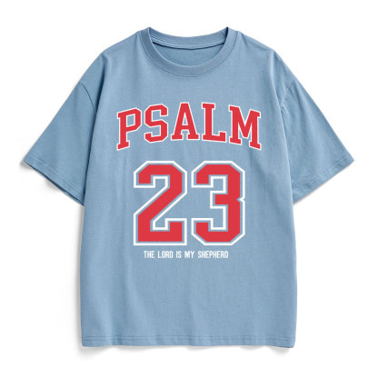 Psalm 23 Christian Heavy Cotton T-Shirt