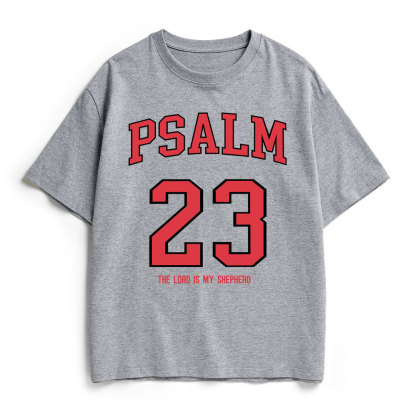 Psalm 23 Christian Heavy Cotton T-Shirt