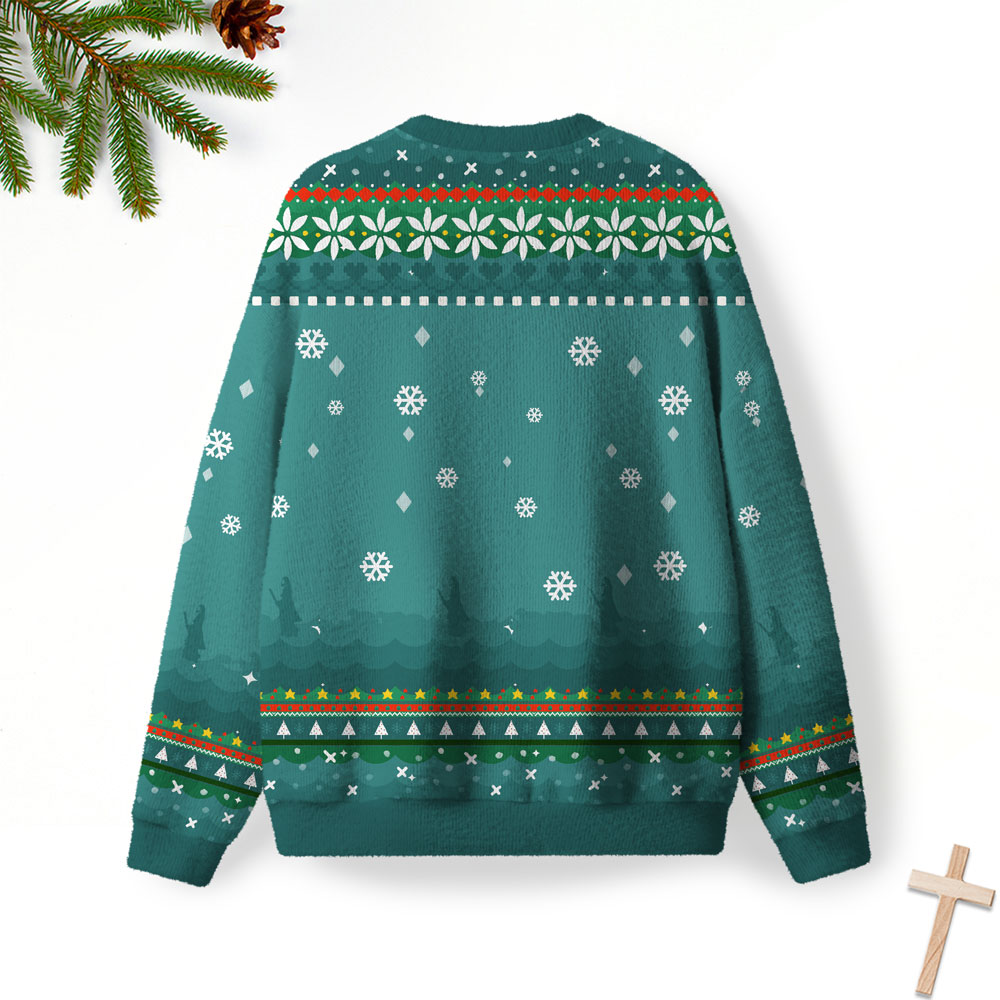 Psalm 23 The Lord Is My Shepherd Christian Lightweight Sweater