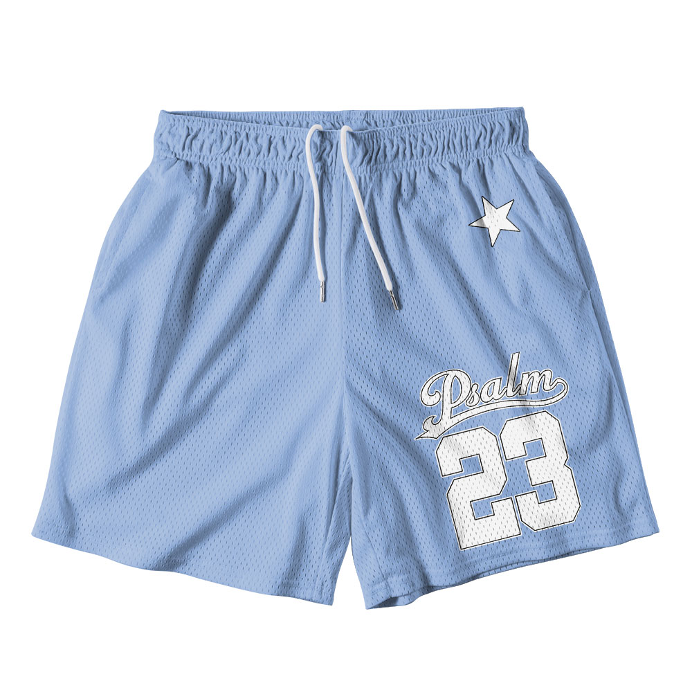 Psalm 23 Christian Mesh Shorts