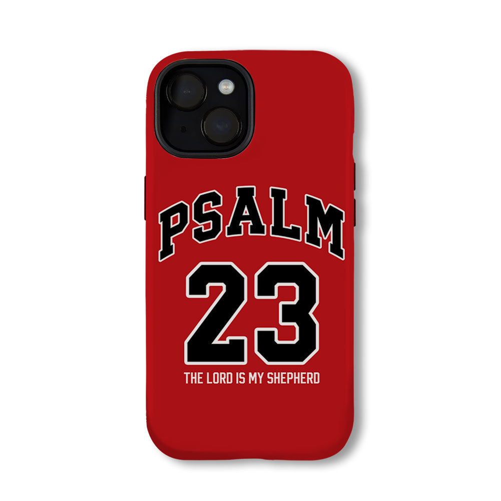 Psalm 23 Christian Red Phone Case