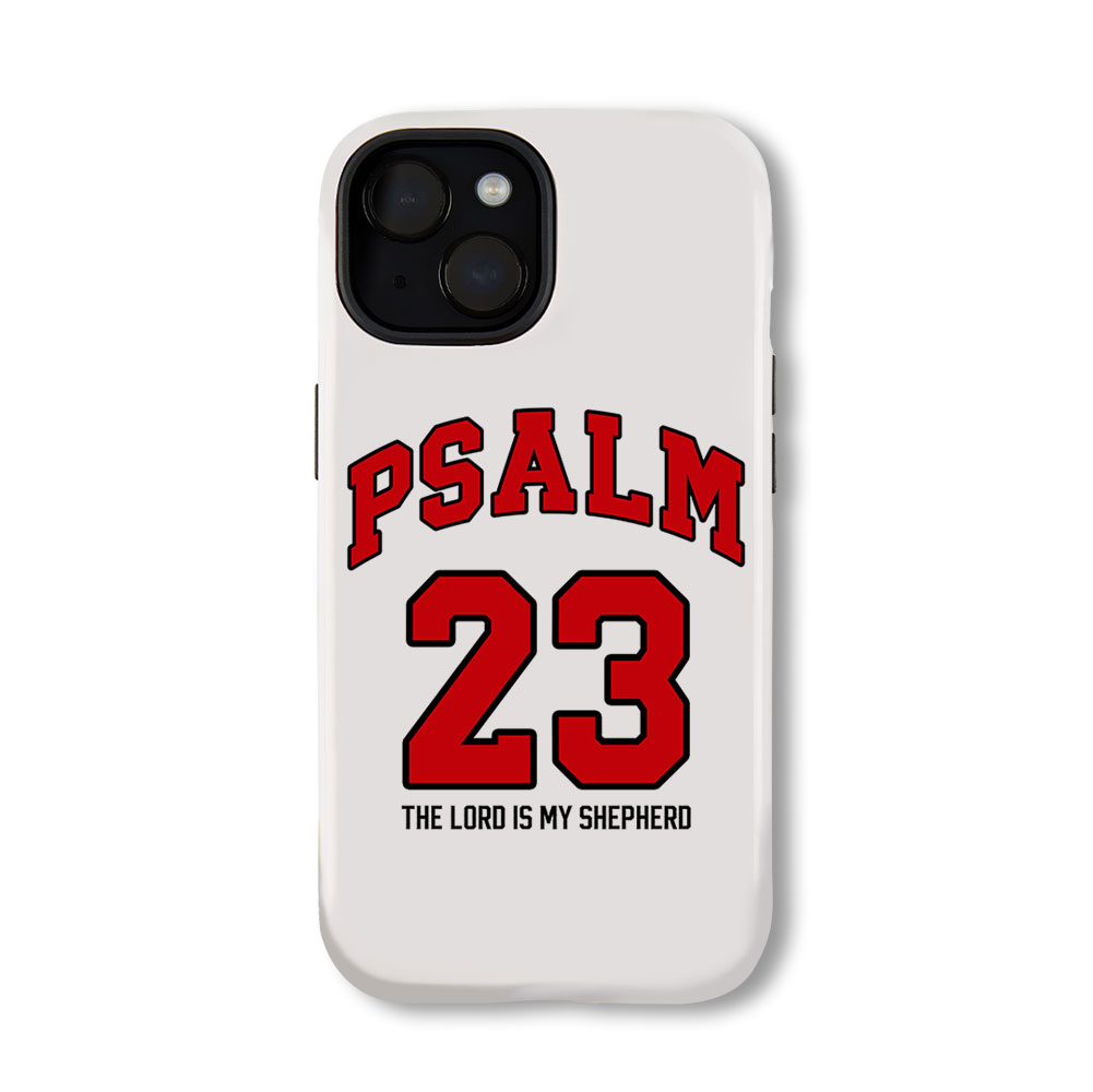 Psalm 23 Christian White Phone Case