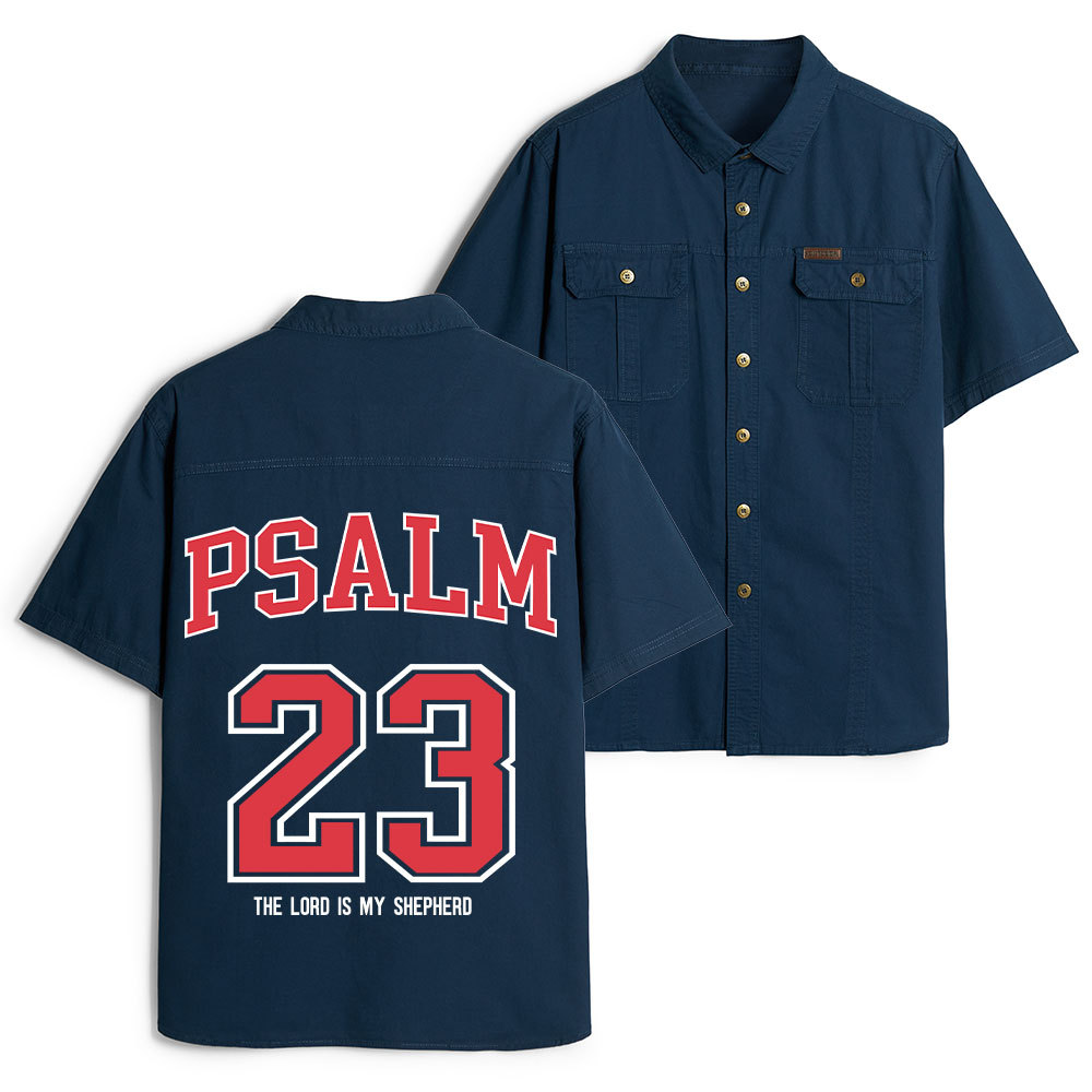 Psalm 23 Christian Work Shirt 