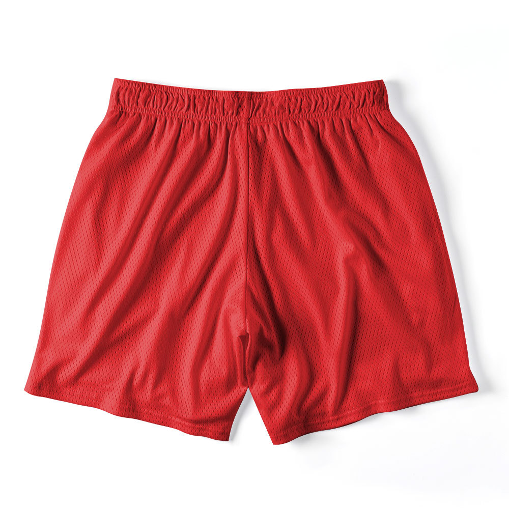 Psalm 23 Red Christian Mesh Shorts