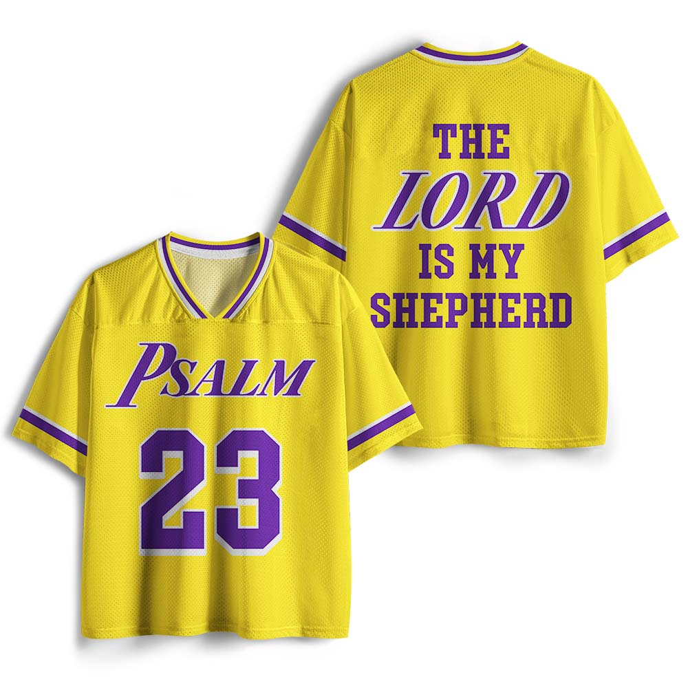 Psalm 23 The Lord Is My Shepherd Christian Mesh Jersey