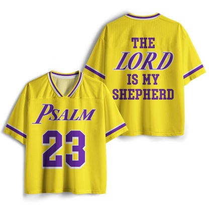 Psalm 23 The Lord Is My Shepherd Christian Mesh Jersey