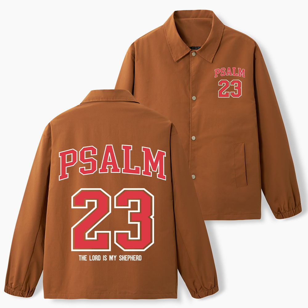Psalm 23 The Lord Is My Shepherd Christian Coach Jacket