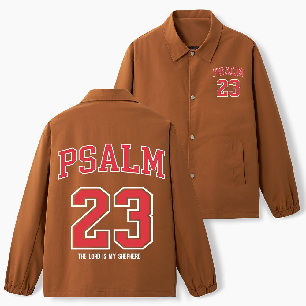 Psalm 23 The Lord Is My Shepherd Christian Coach Jacket