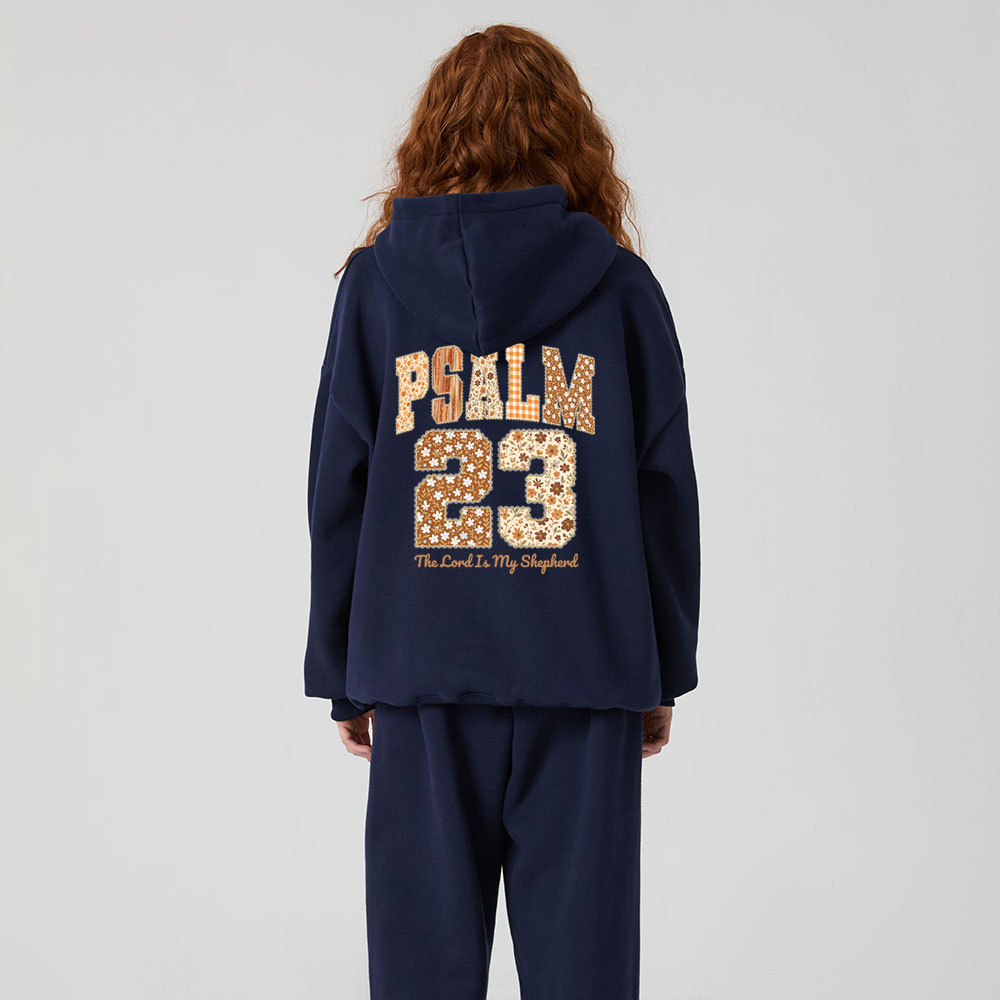Psalm 23 The Lord Is My Shepherd Christian Fleece Hoodie Set