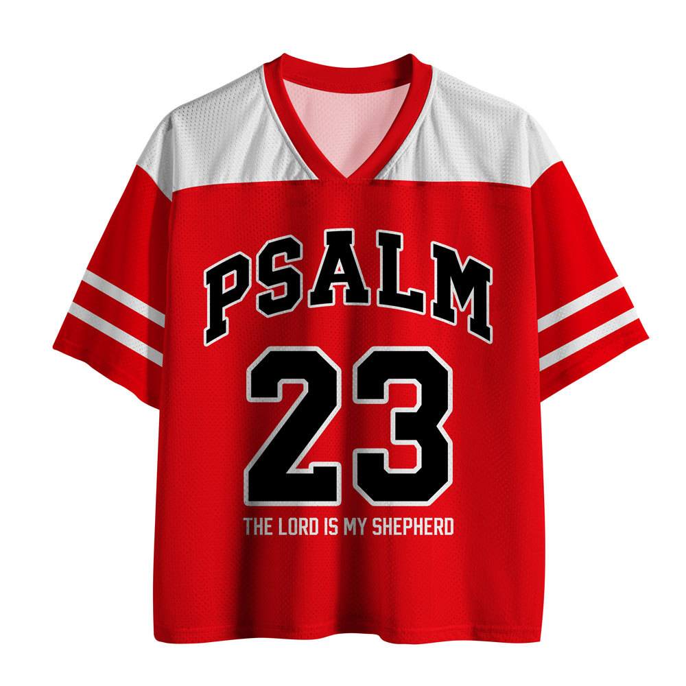 Psalm 23 The Lord Is My Shepherd Christian Mesh Jersey