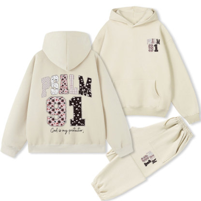 Psalm 98 Christian Premium Fleece Hoodie Set