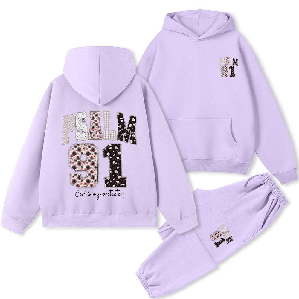 Psalm 98 Christian Premium Fleece Hoodie Set