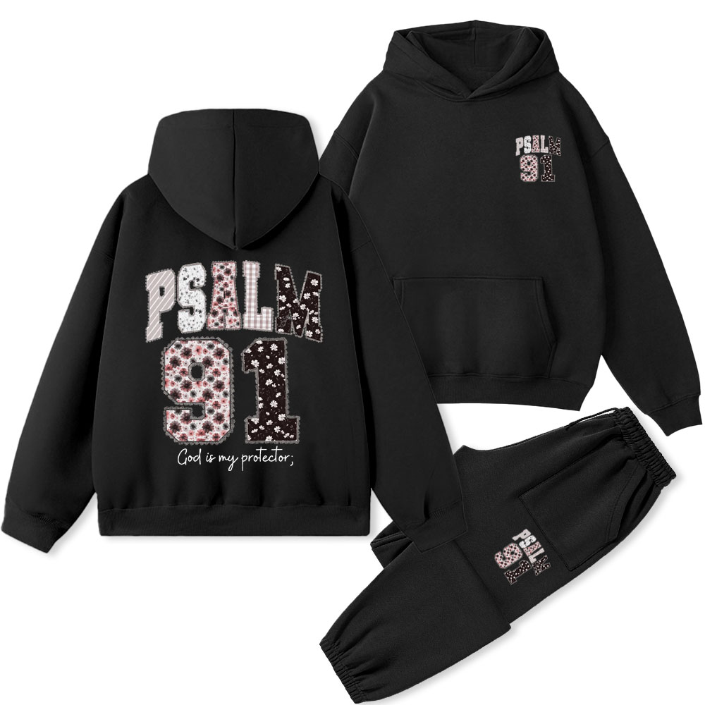 Psalm 98 Christian Premium Fleece Hoodie Set