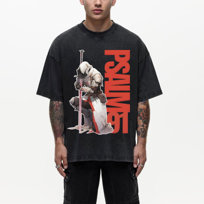 Psalm Christian Washed T-Shirt