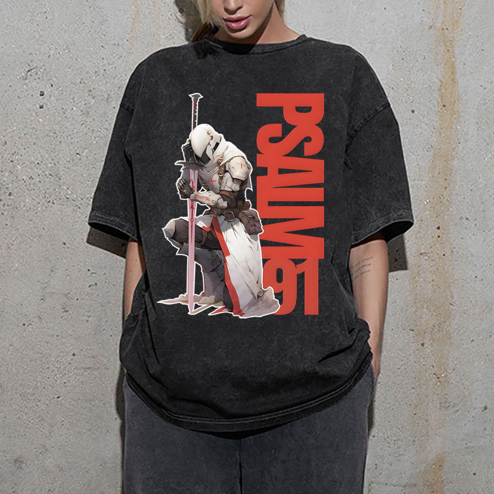 Psalm Christian Washed T-Shirt
