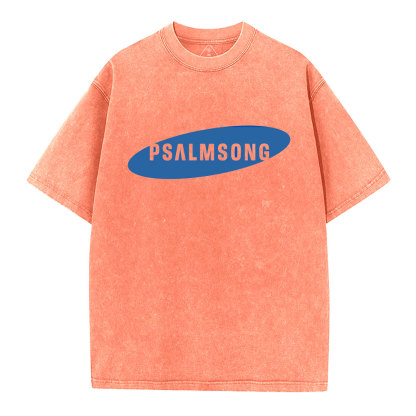 Psalm Song Christian Washed T-Shirt
