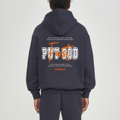 Put God First Christian Fleece Hoodie Set