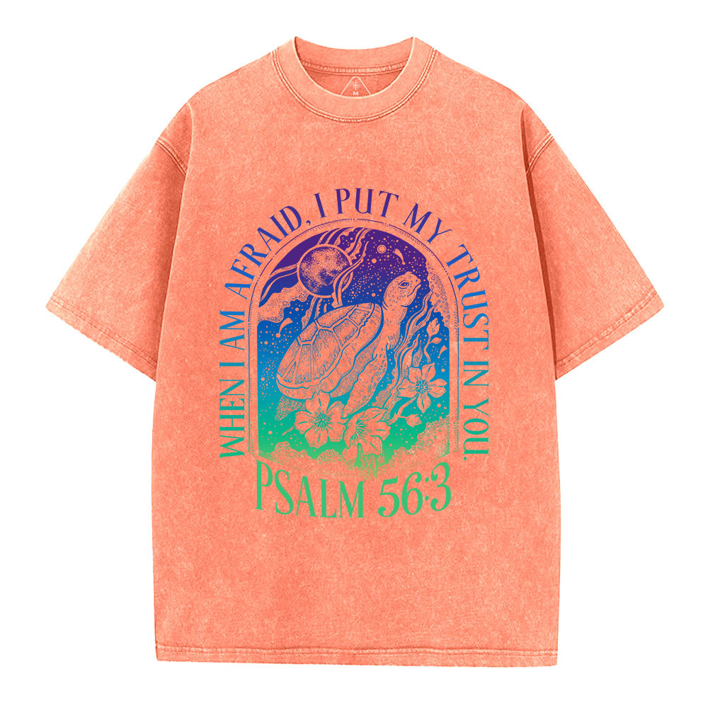 Put My Trust In You Christian Washed T-Shirt
