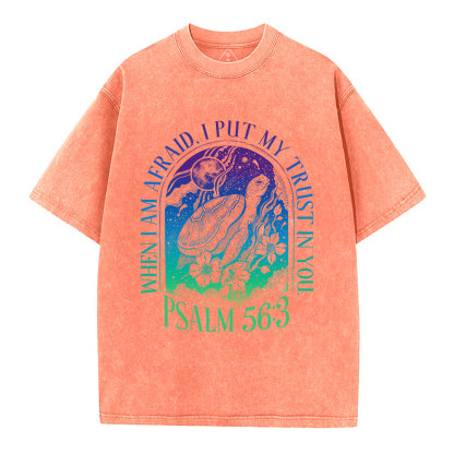 Put My Trust In You Christian Washed T-Shirt