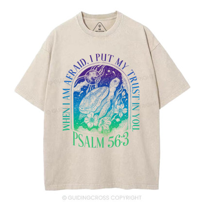 Put My Trust In You Christian Washed T-Shirt