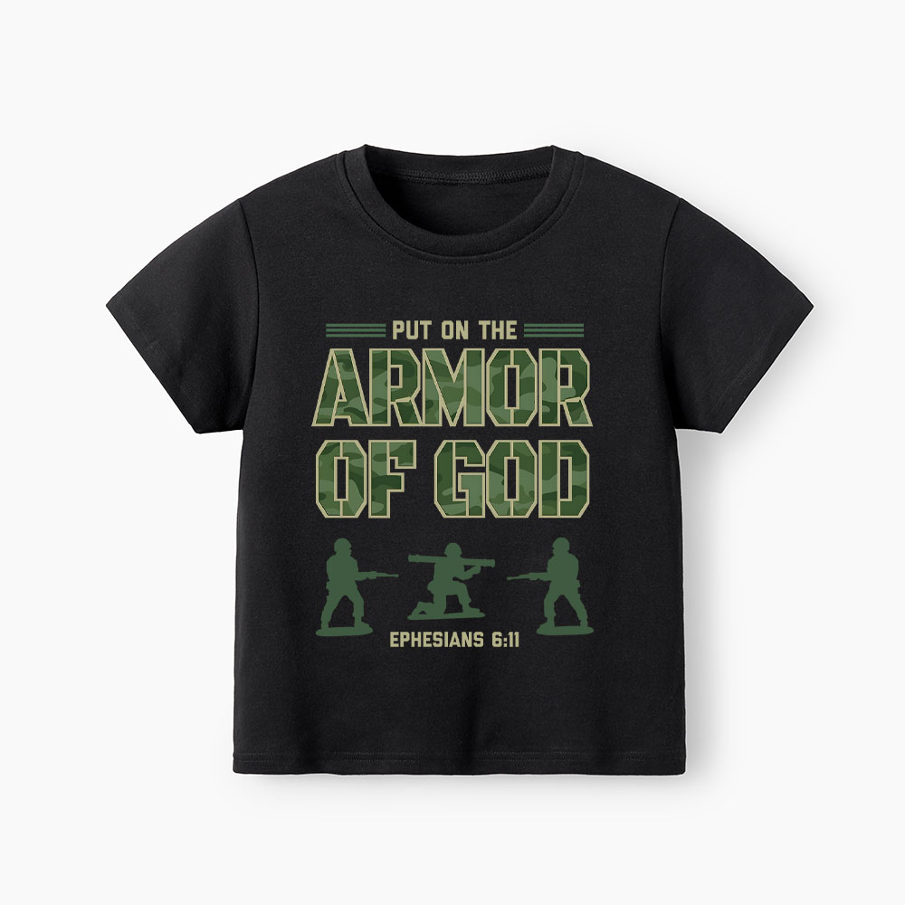 Put On The Armor Of God Christian Kid T-Shirt
