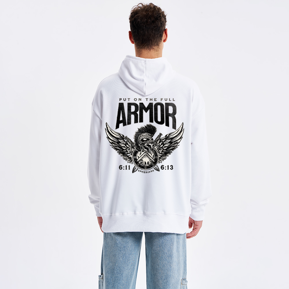 Put On The Full Armor Classic Christian Hoodie