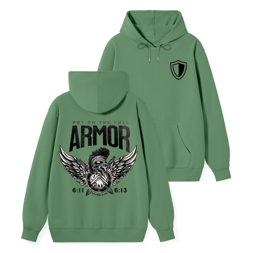 Put On The Full Armor Classic Christian Hoodie