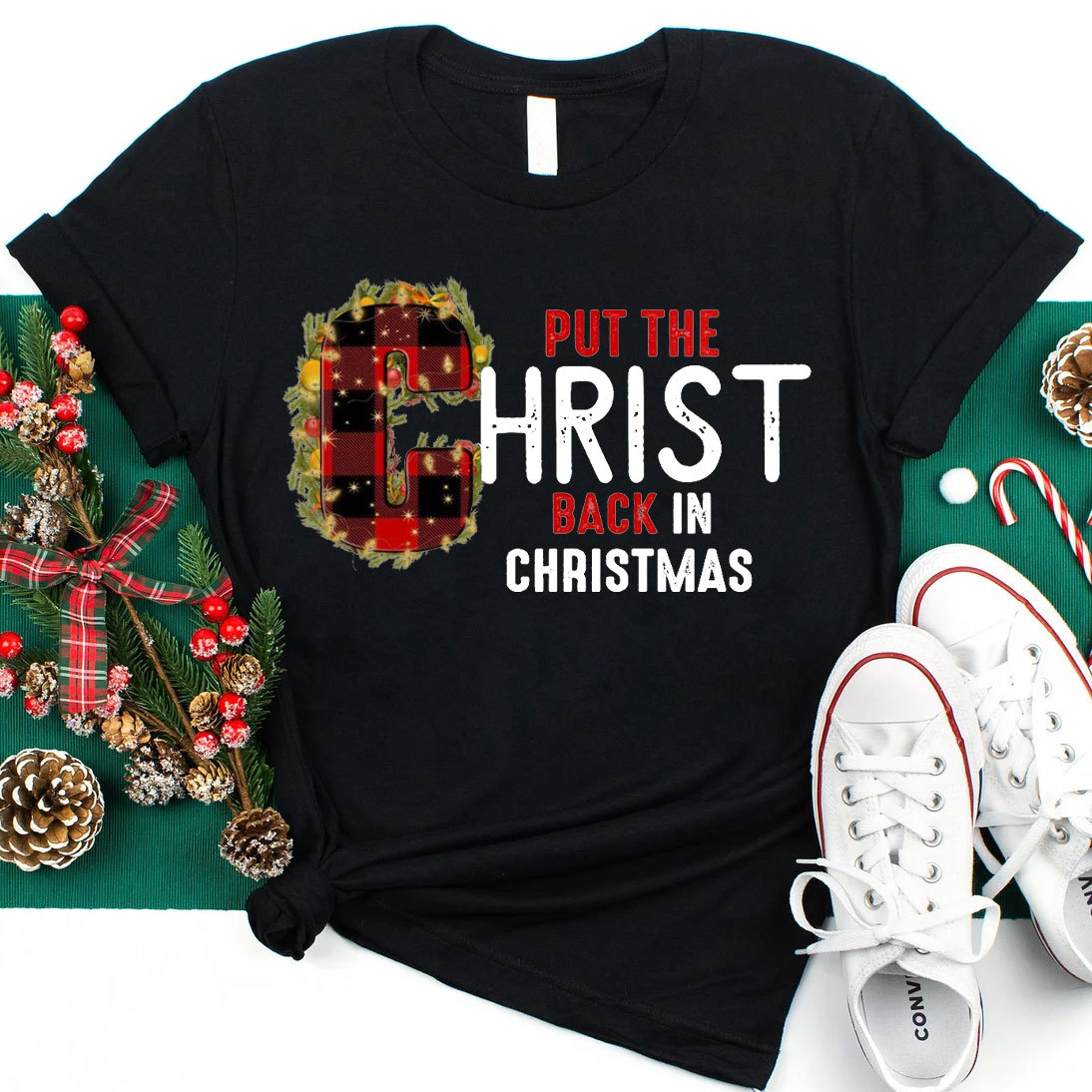 Put The Christ Back In Christmas Christian T-Shirt