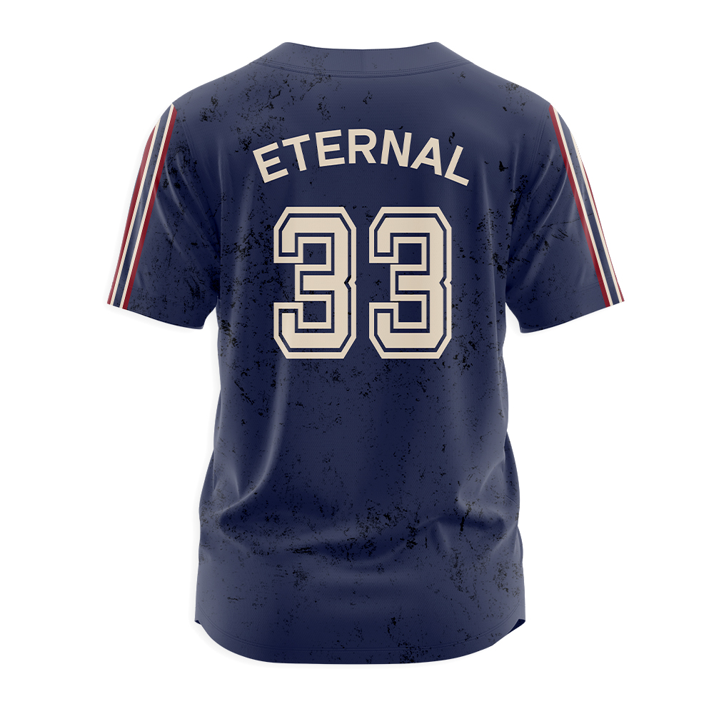 REX Enternal Christian Green Baseball Jersey