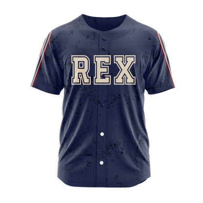 REX Enternal Christian Green Baseball Jersey