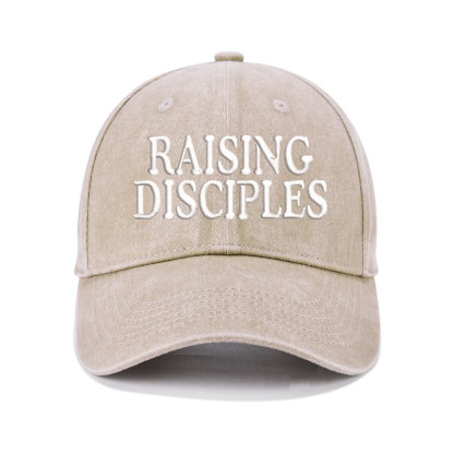 Raising Disciples Christian Washed Hat