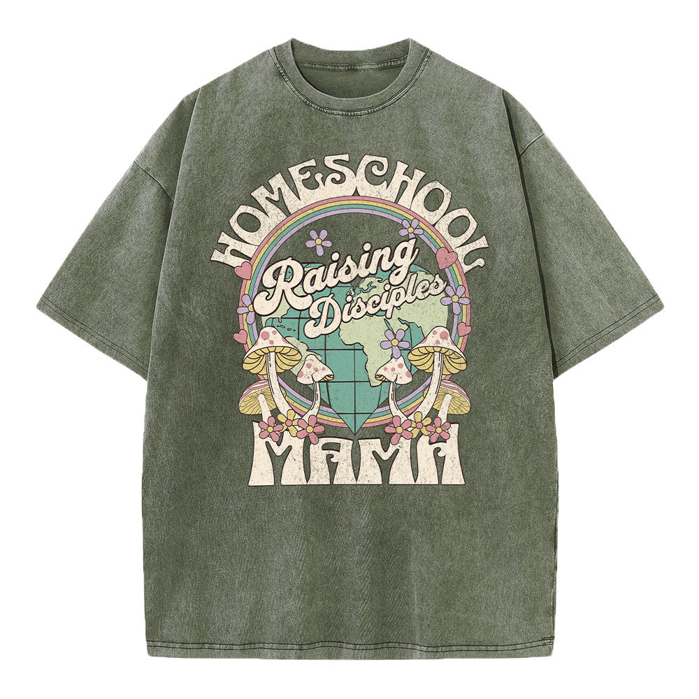 Raising Disciples Chrsitian Washed T-Shirt Sale-GuidingCross