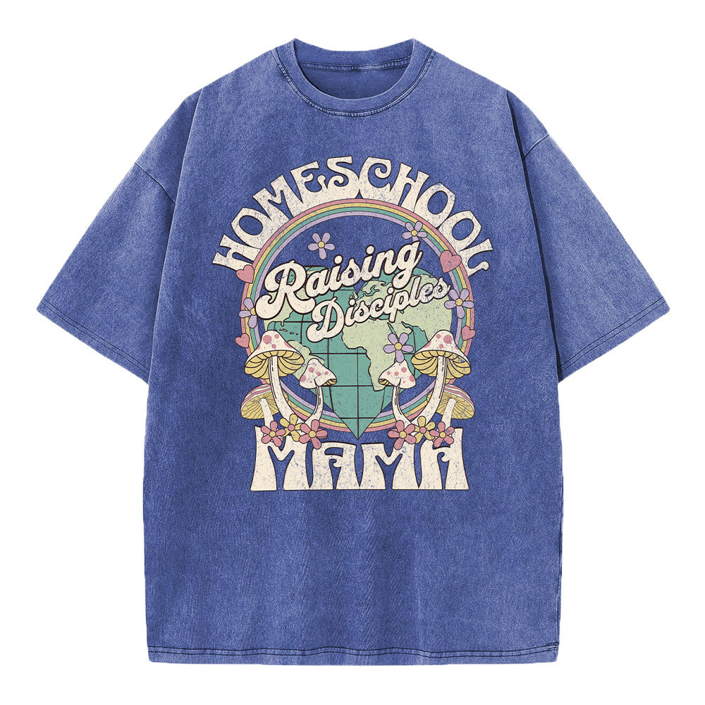 Raising Disciples Chrsitian Washed T-Shirt