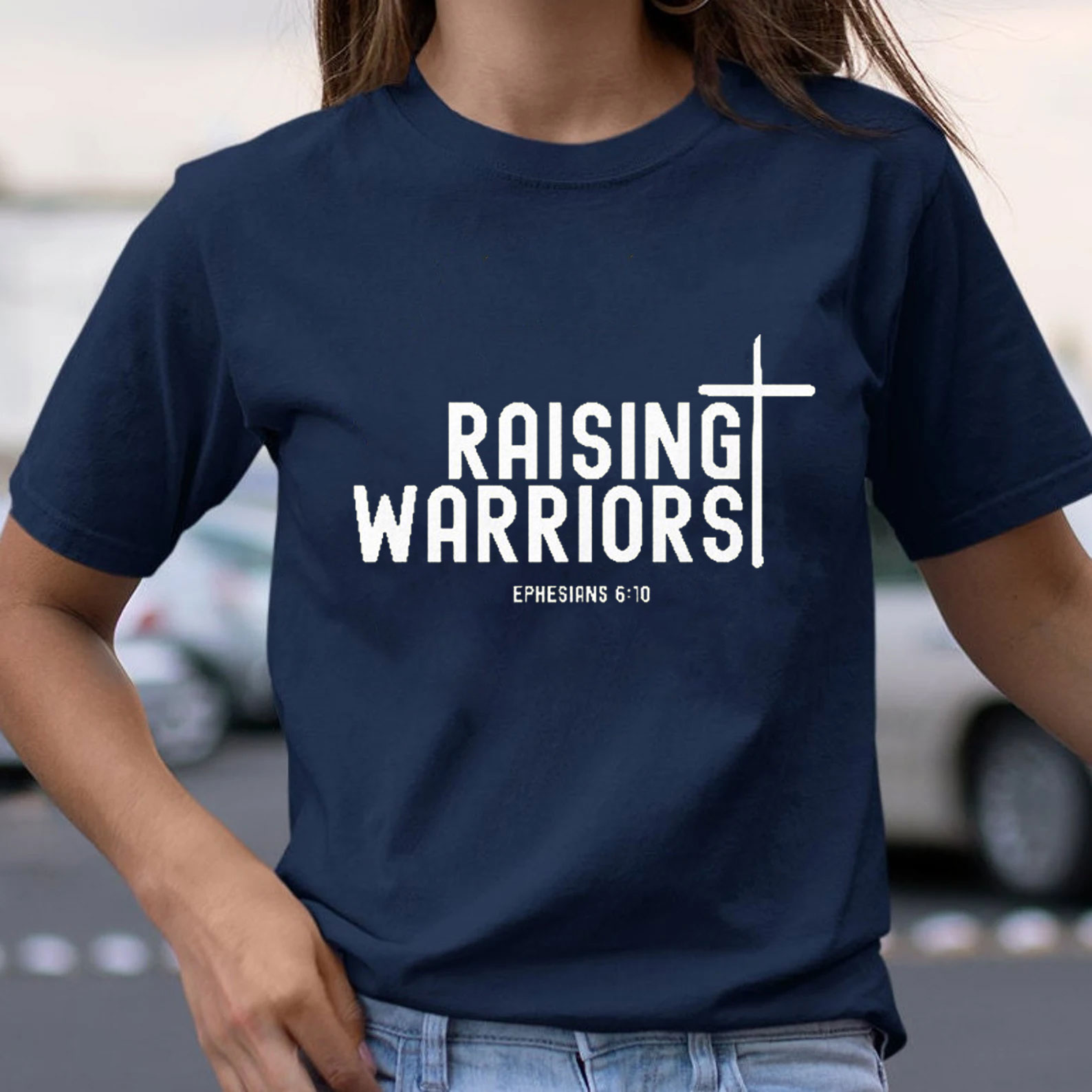 Raising Warriors Christian T-Shirt