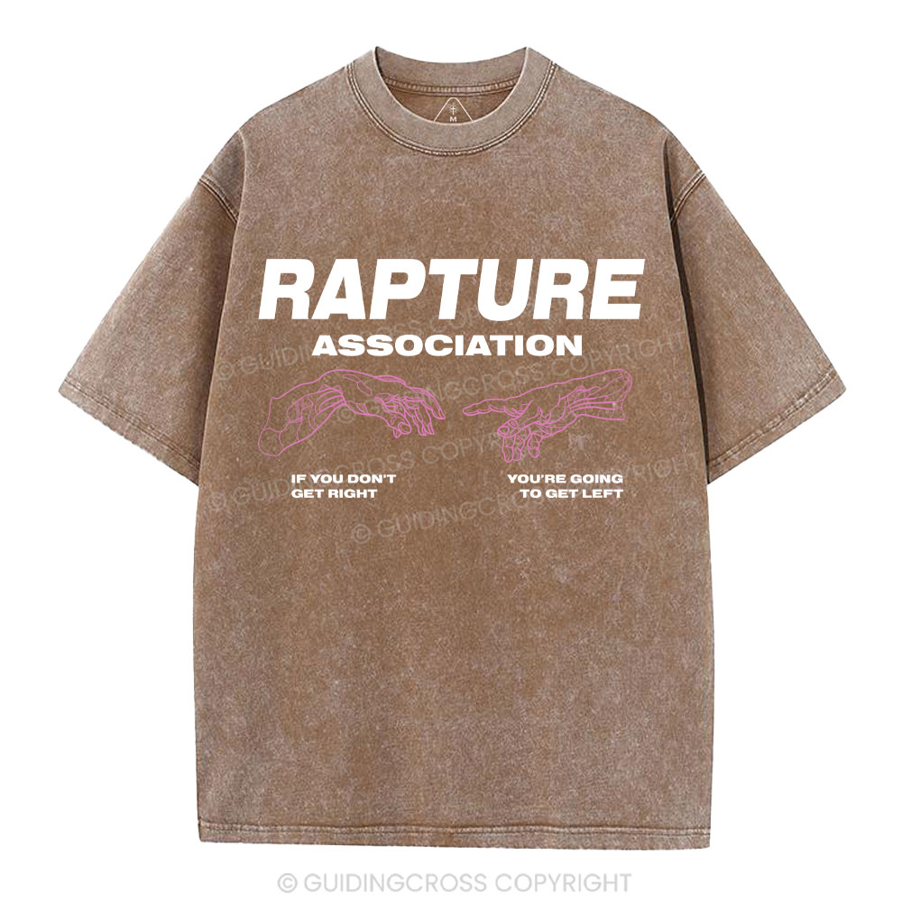 Rapture  Christian Washed T-Shirt