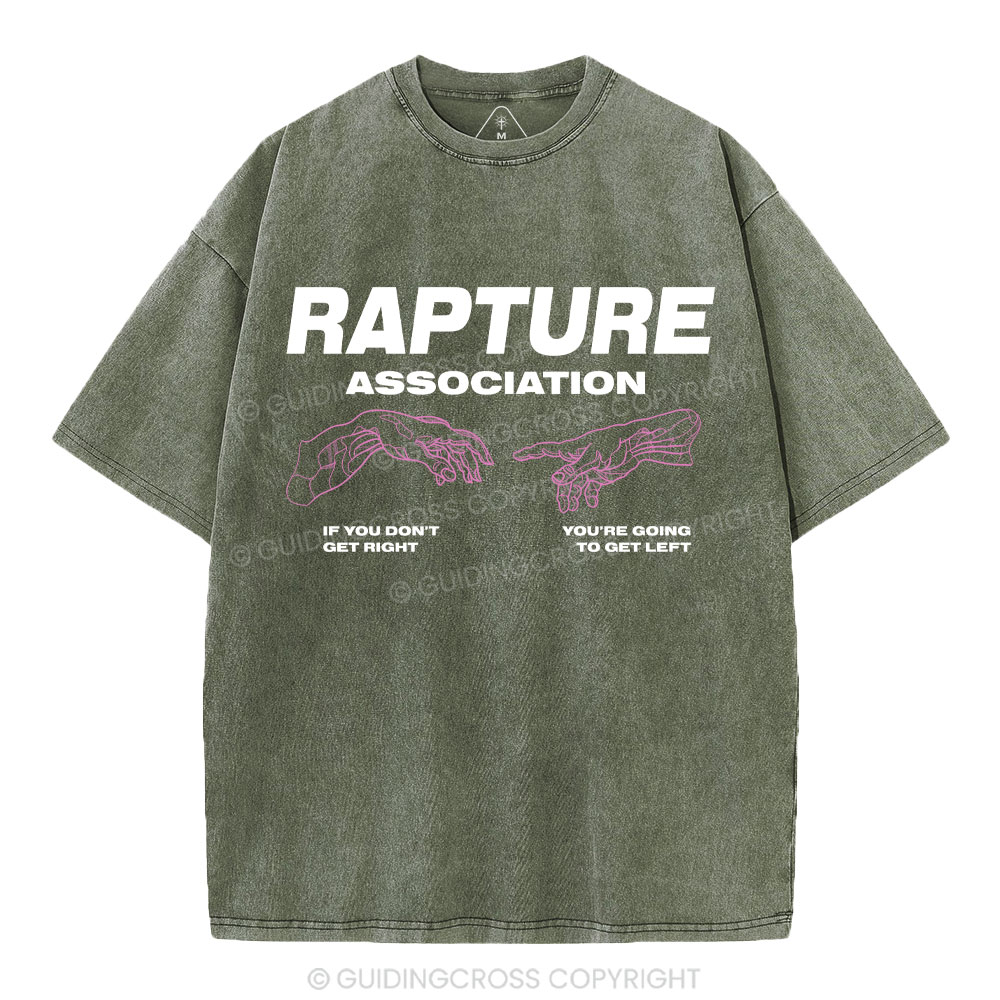 Rapture  Christian Washed T-Shirt