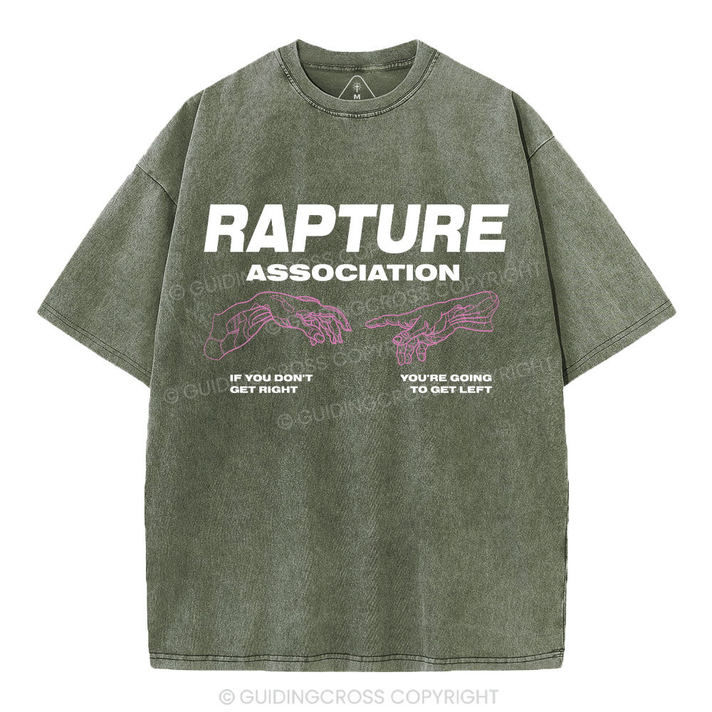 Rapture  Christian Washed T-Shirt