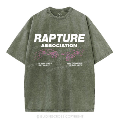 Rapture  Christian Washed T-Shirt