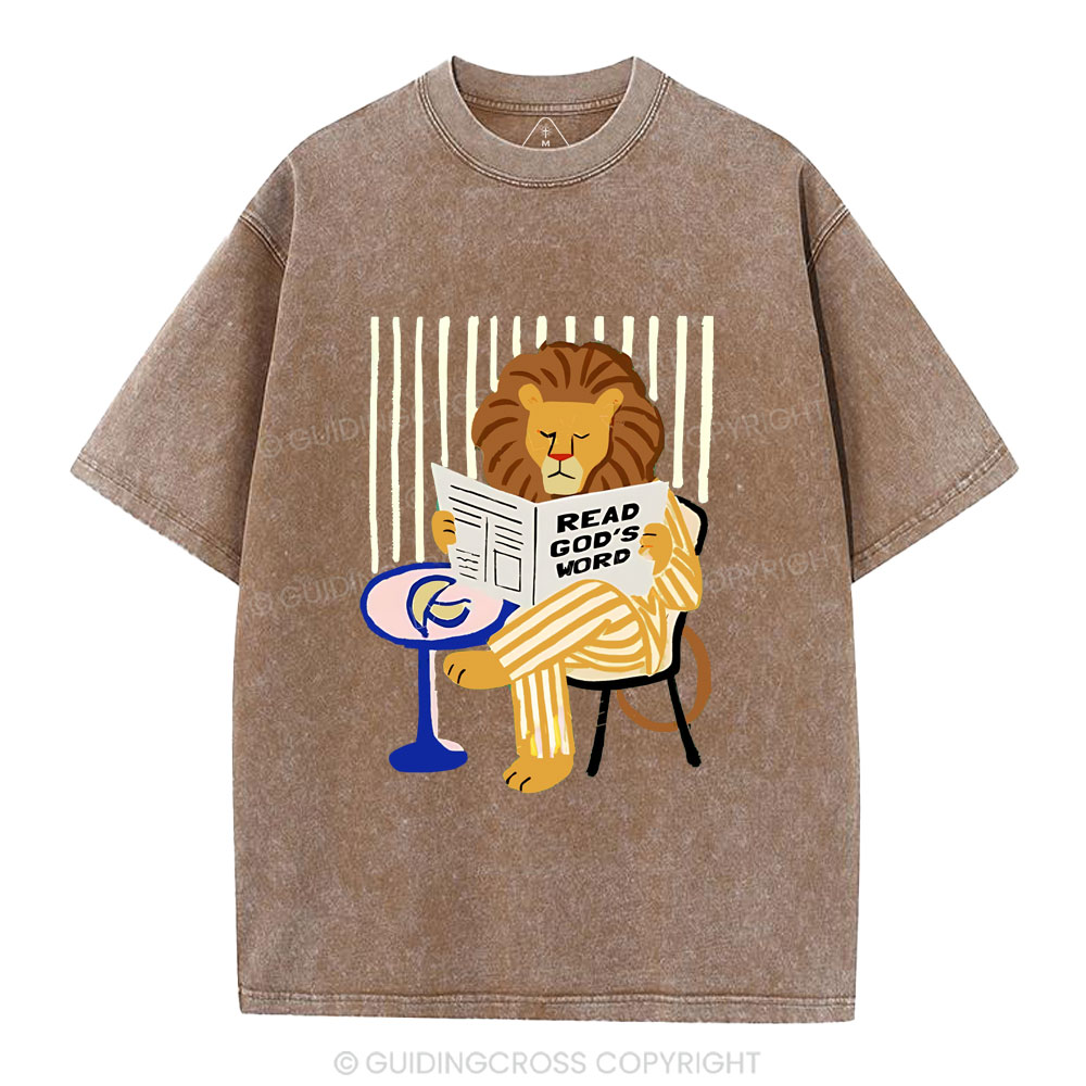 Read God's Word Christian Washed T-Shirt
