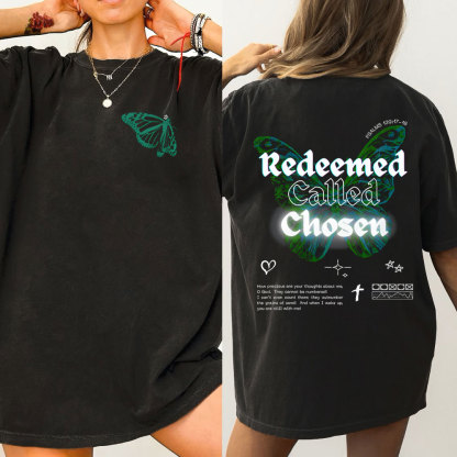 Redeemed Called Chosen Christian Washed T-Shirt
