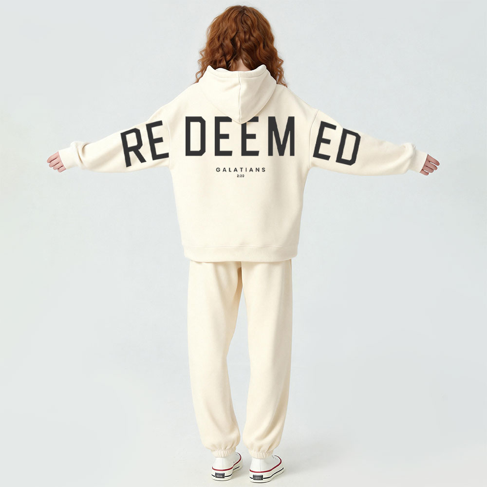 Redeemed Guidingcross Premium Christian Fleece Hoodie