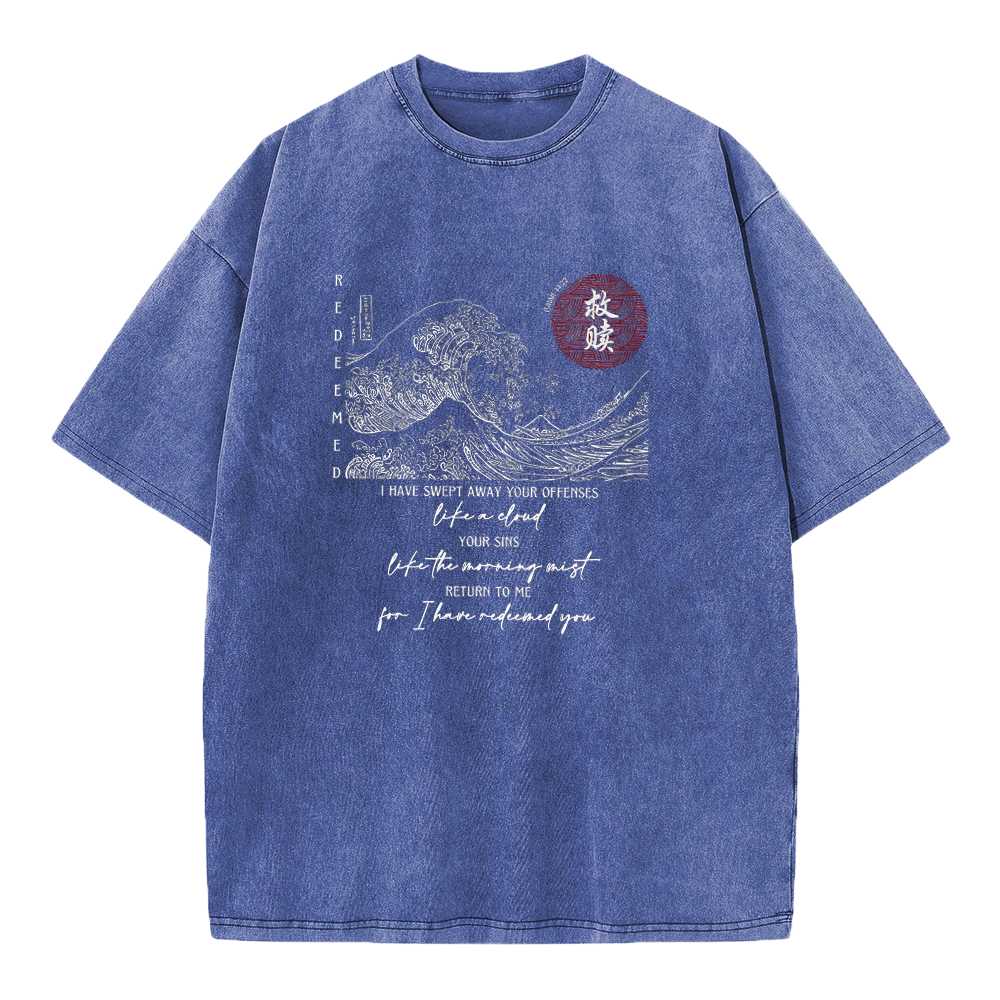Redeemed Vintage Christian Washed T-Shirt
