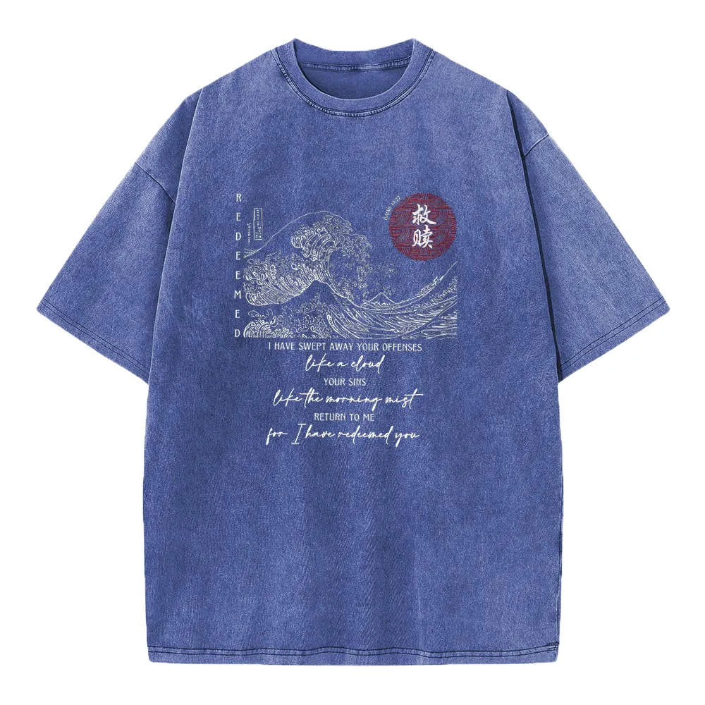 Redeemed Vintage Christian Washed T-Shirt