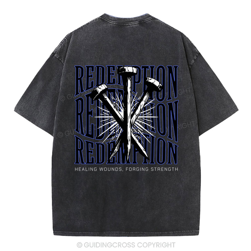 Redemption  Christian Washed T-Shirt