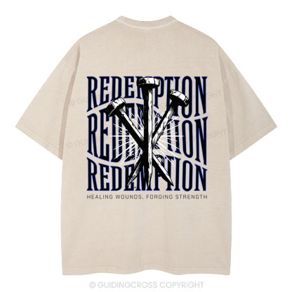 Redemption  Christian Washed T-Shirt