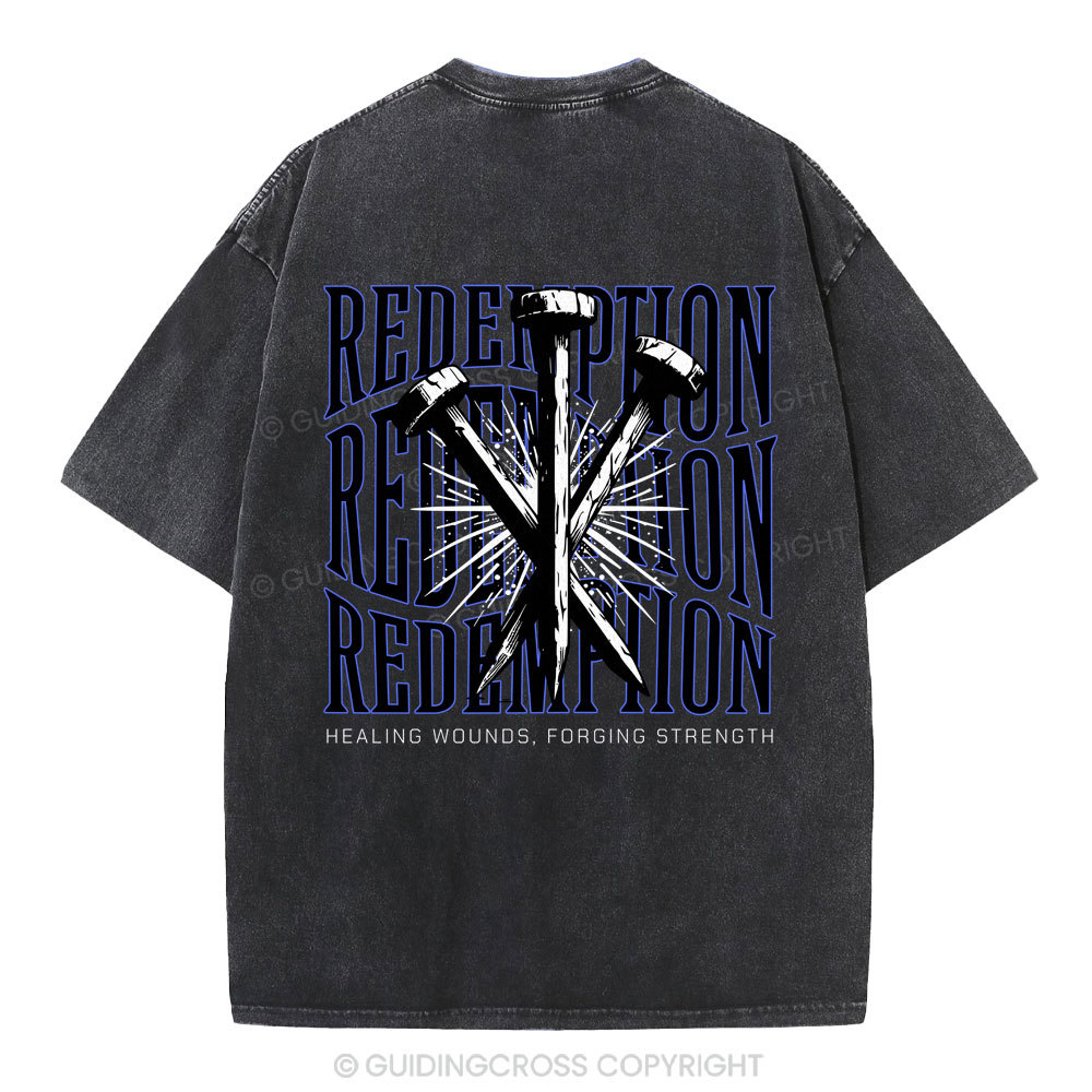Redemption  Christian Washed T-Shirt